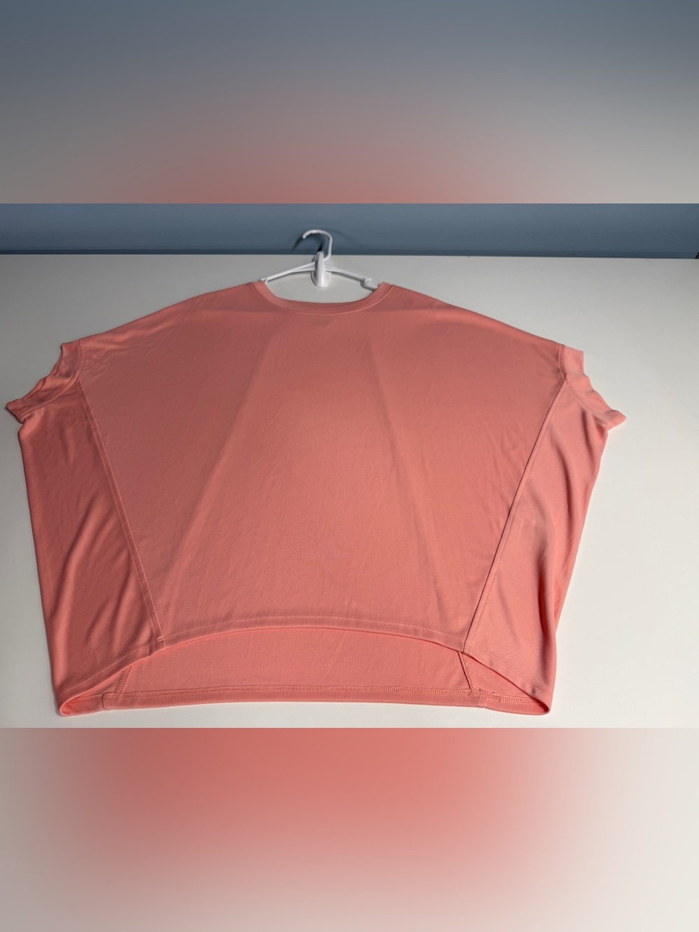 Chico's Coral Short-Sleeve Crew Neck Tee